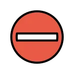 No Entry SVG Icon